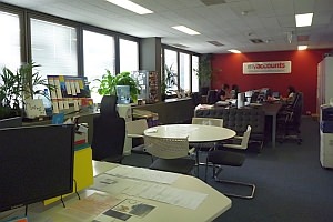 Suite 301b Open Office Area looking South.