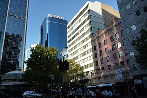 53 Walker St: Front of building from Pacific Hwy, click for Google Maps Street View